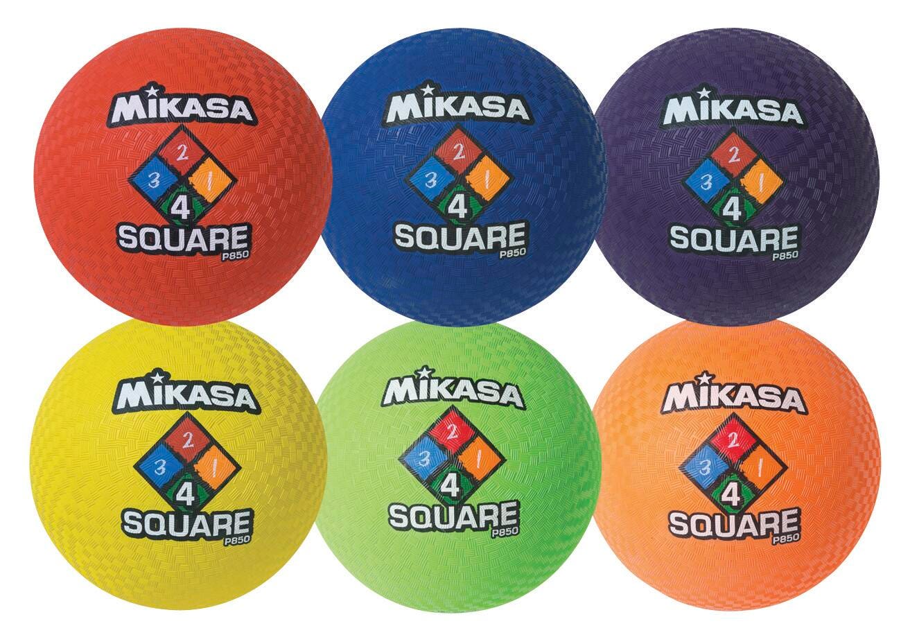 ●KNG / 4 My Ballas Cannon Sports 8.5 Inch Rubber Playground Balls for Kickball